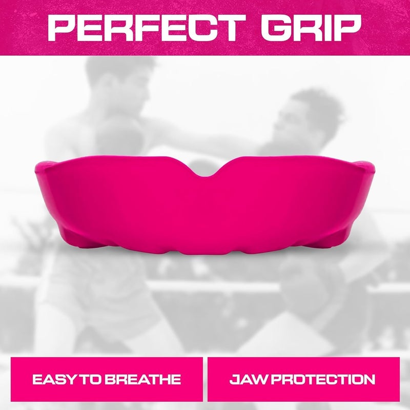 BFS IMPEX Sports Mouth Guard for Kids,Youth,Boys,Girls,Child Teen Mouthguard with Case (BPA Free) for Boxing, Martial Arts,MMA Karate,Lacrosse,Football,Soccer and All Contact Sports (Pink) - Image 3